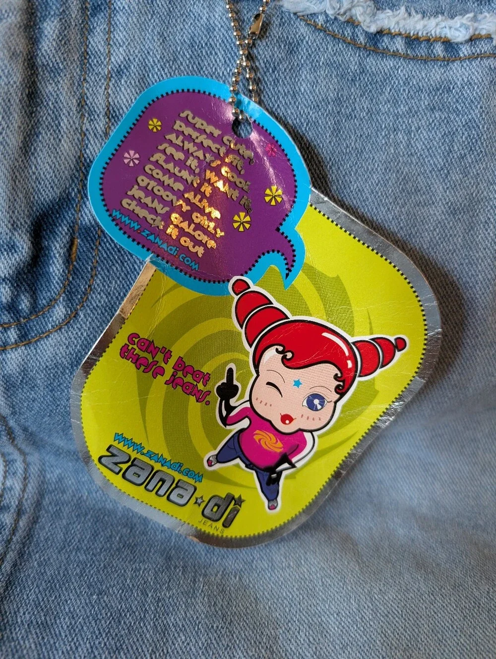 Vintage 2000 Zana Di Girls Jean Skirt!